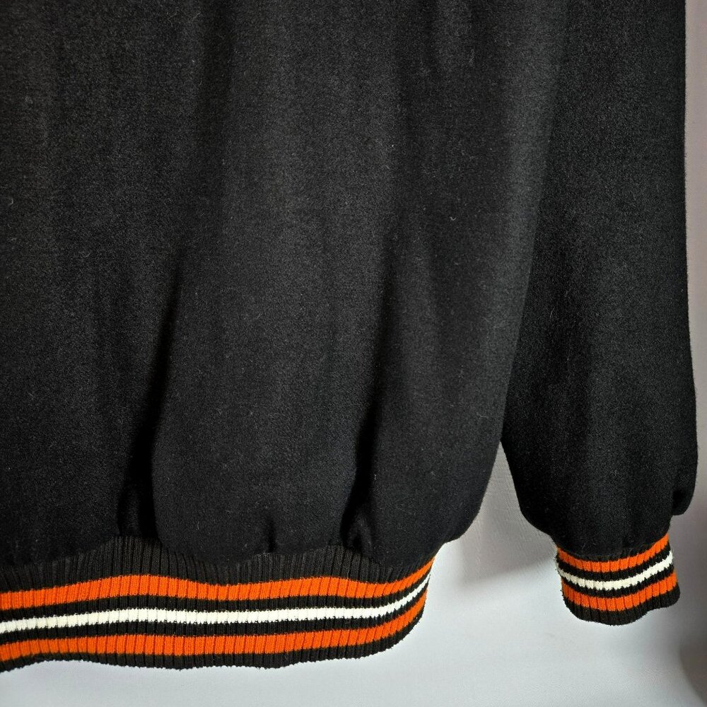 San Francisco Giants Wool Leather Baseball Reversible Jacket 3XL JH Design EUC - Picture 6 of 16